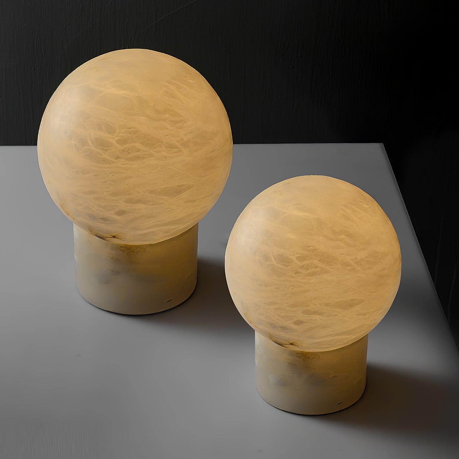 Liora Modern Alabaster Table Lamp - Blowlighting