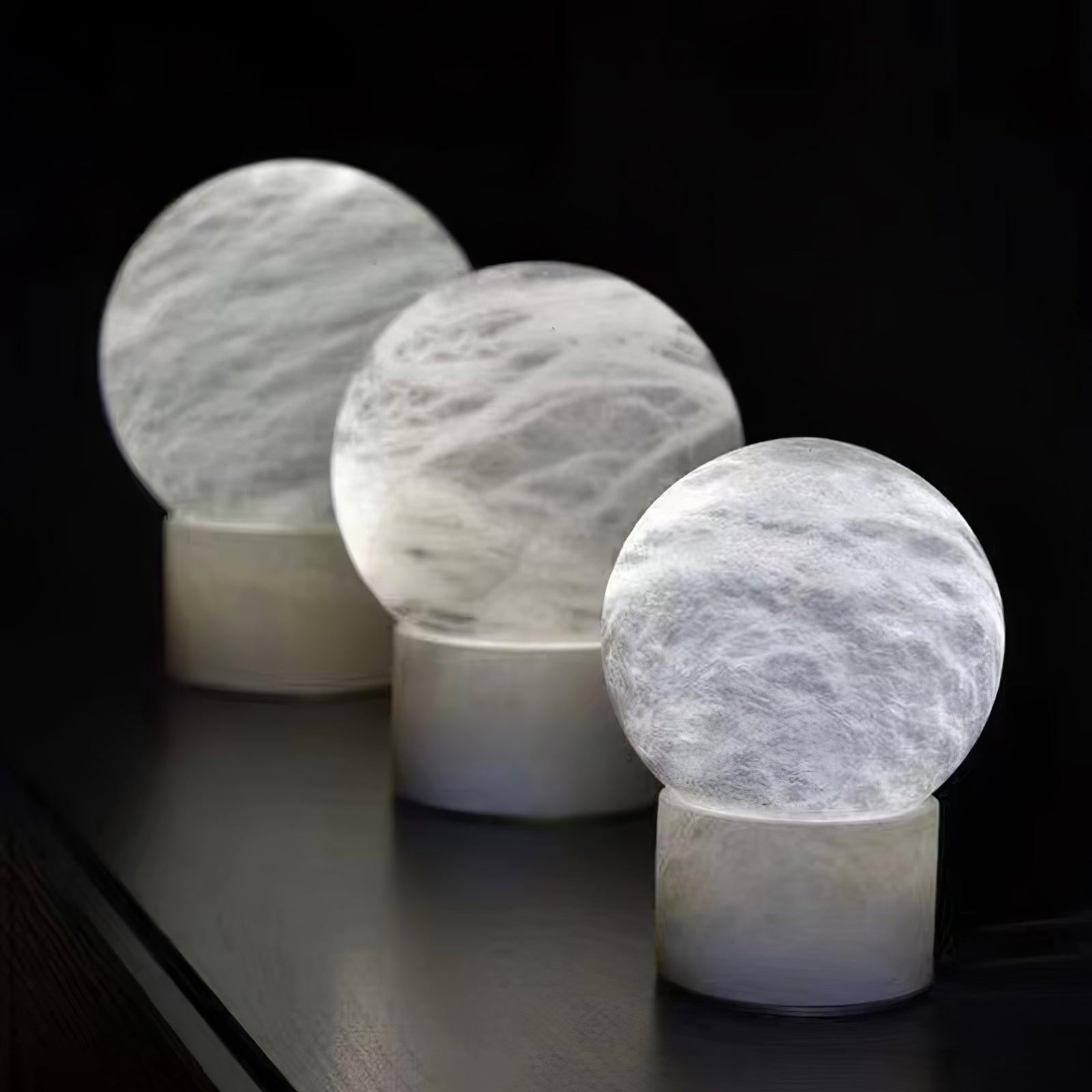 Liora Modern Alabaster Table Lamp - Blowlighting