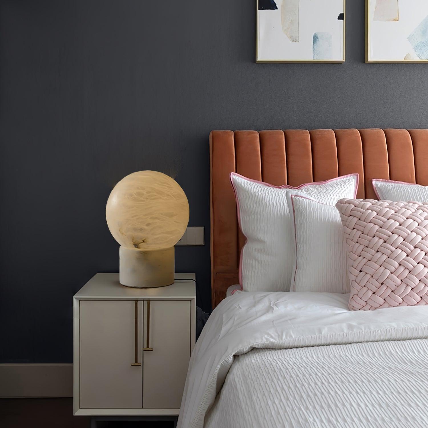 Liora Modern Alabaster Table Lamp - Blowlighting