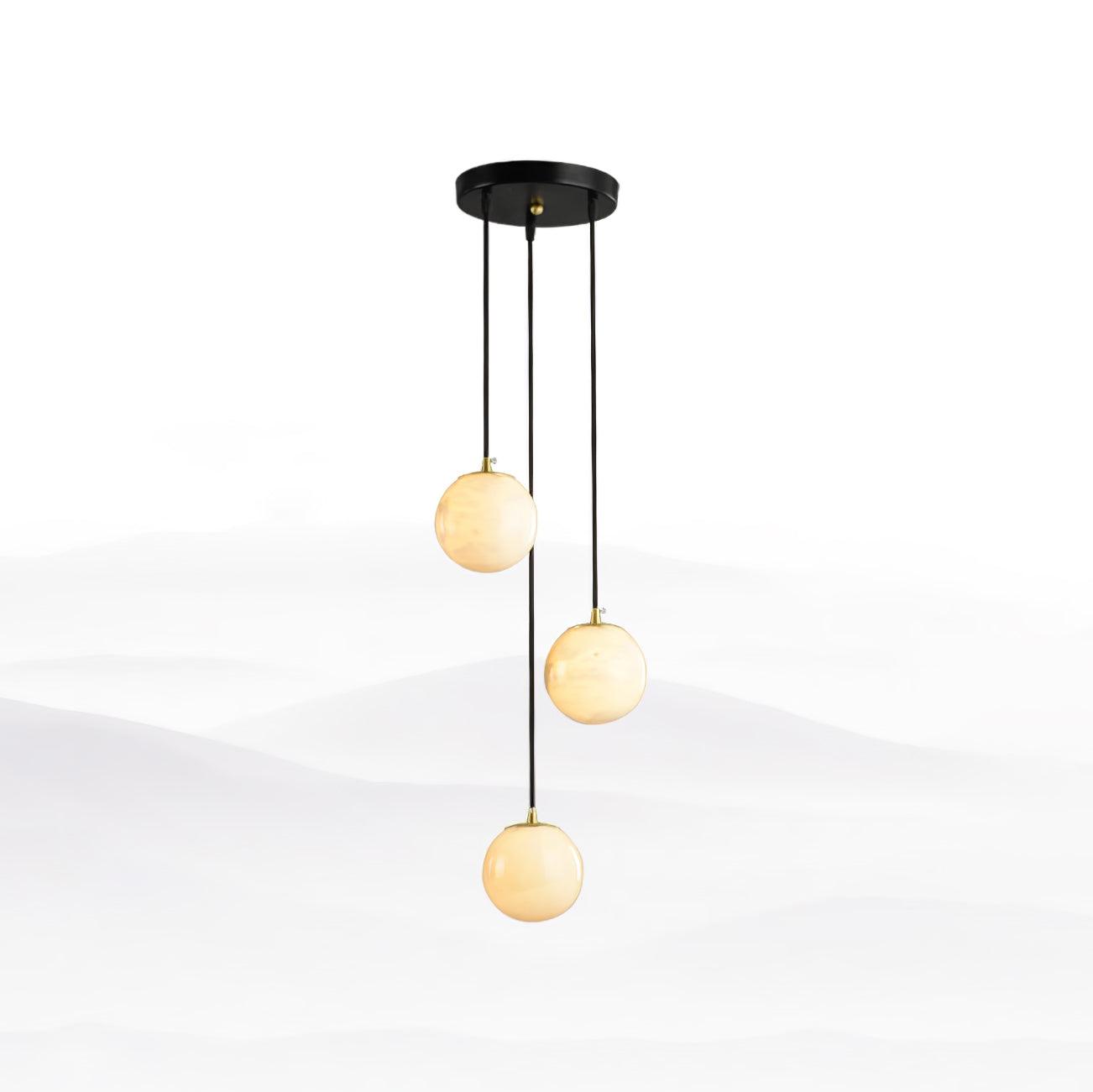 Ilaria Alabaster Pendant Light Chandelier - Blowlighting