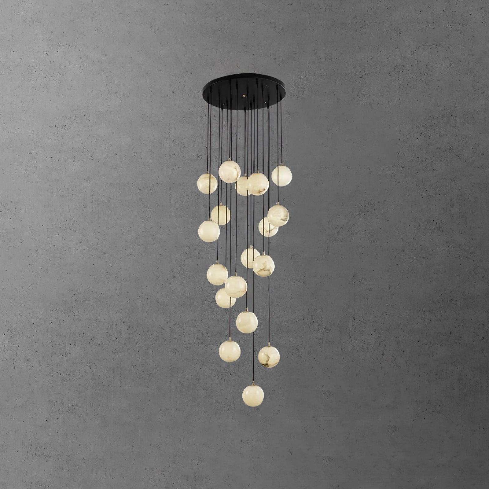 Ilaria Alabaster Pendant Light Chandelier - Blowlighting