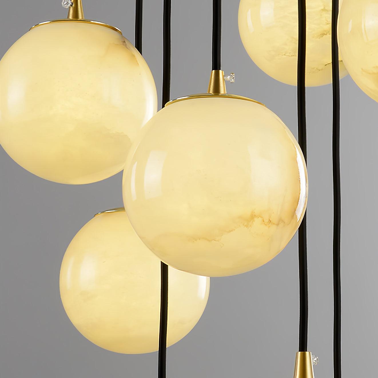 Ilaria Alabaster Pendant Light Chandelier - Blowlighting