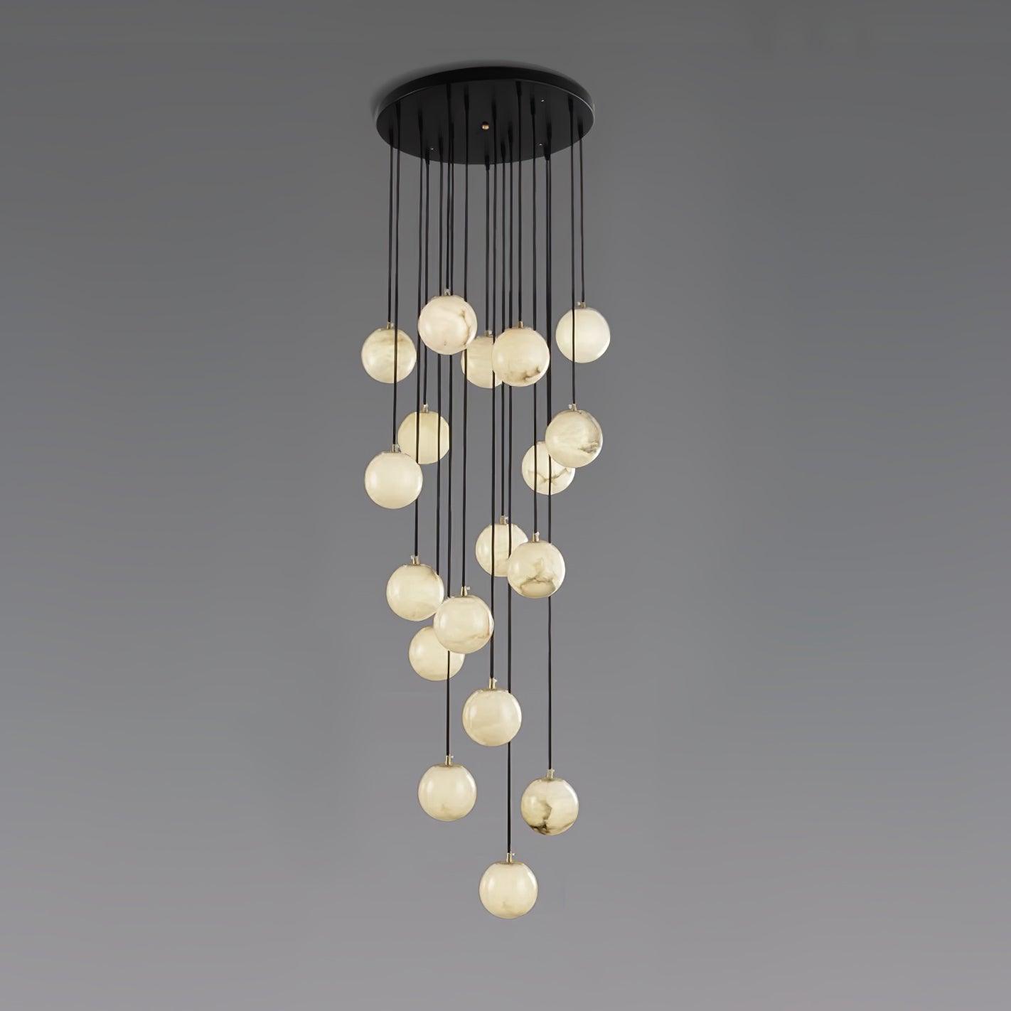 Ilaria Alabaster Pendant Light Chandelier - Blowlighting