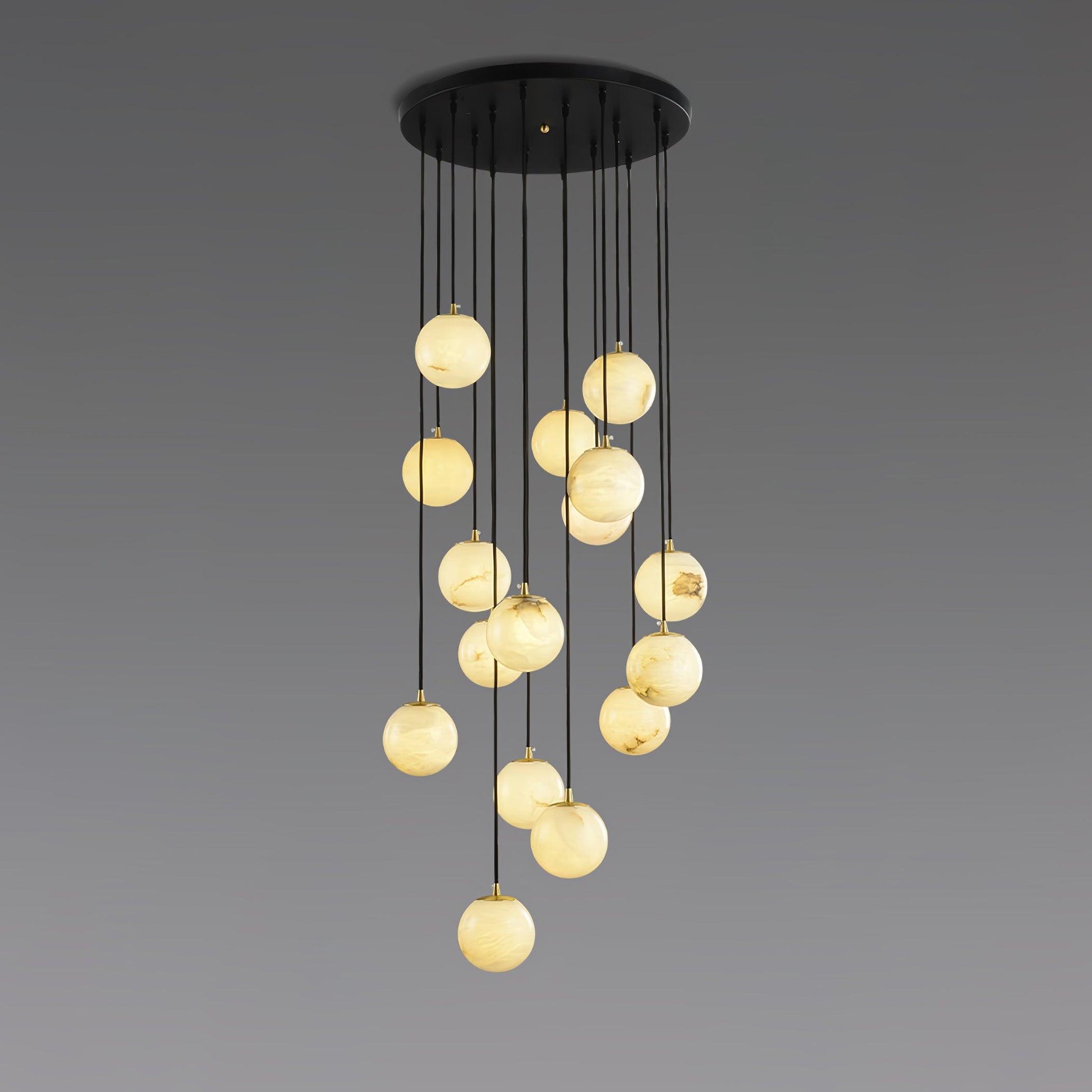 Ilaria Alabaster Pendant Light Chandelier - Blowlighting