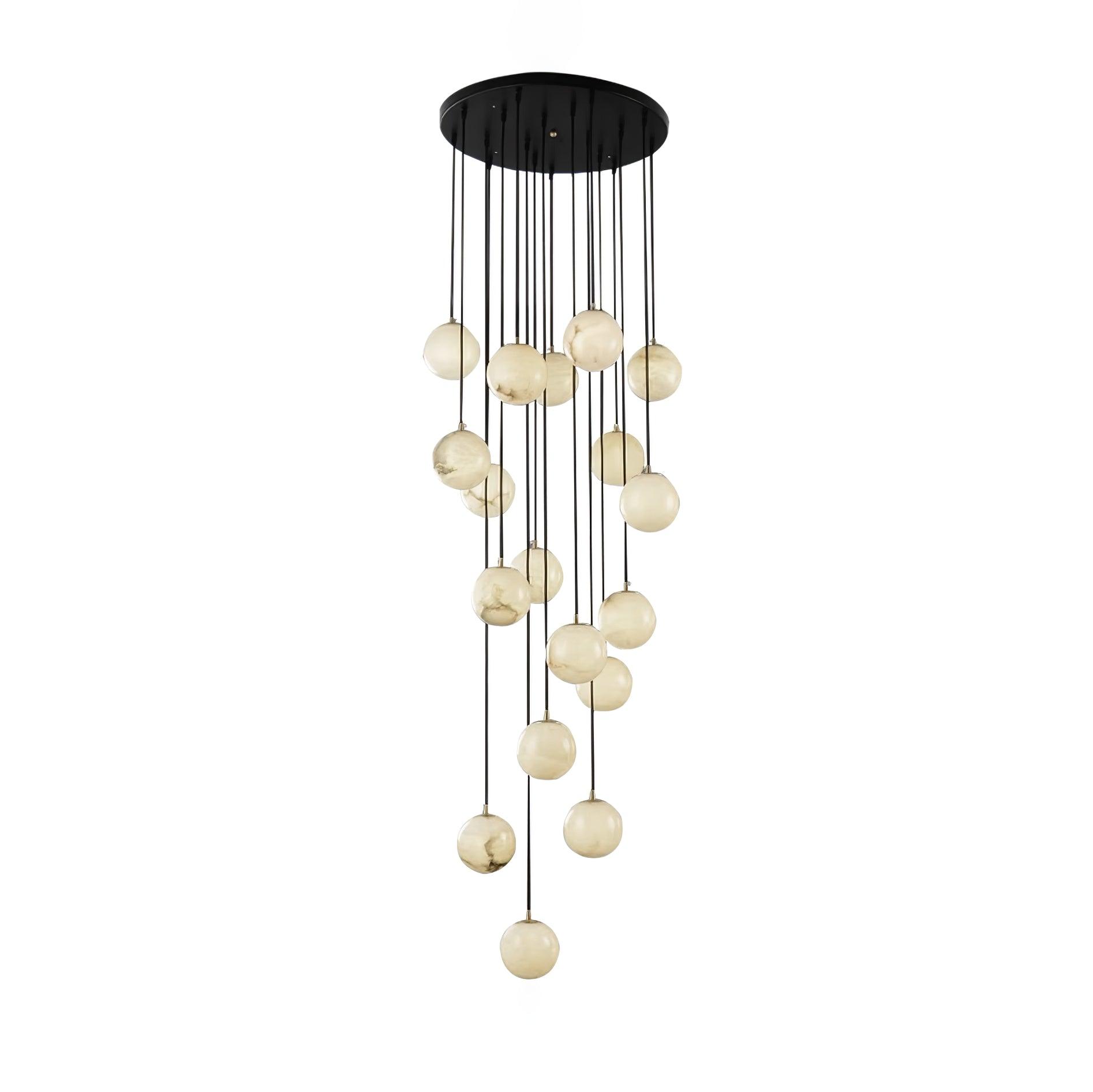 Ilaria Alabaster Pendant Light Chandelier - Blowlighting