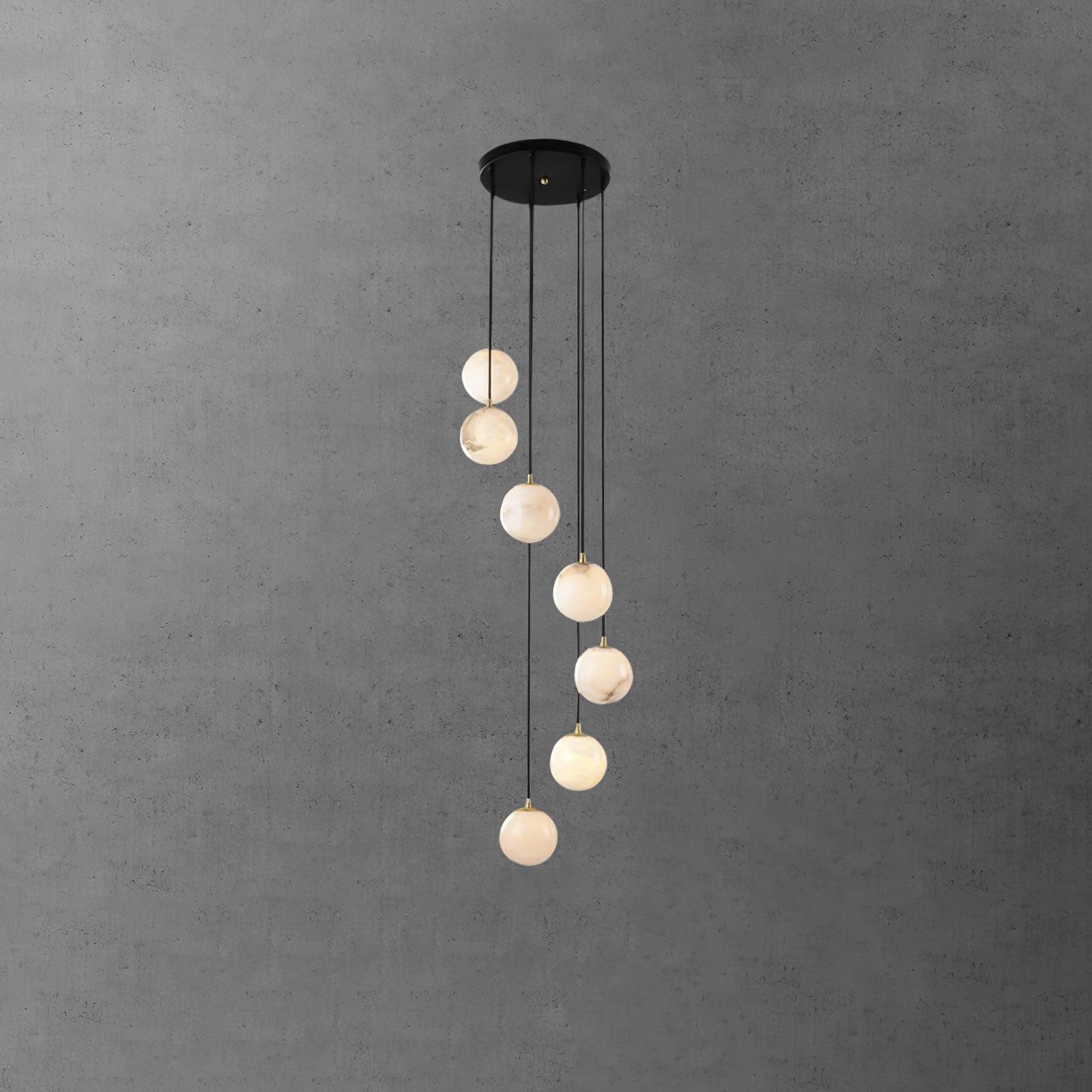 Ilaria Alabaster Pendant Light Chandelier - Blowlighting