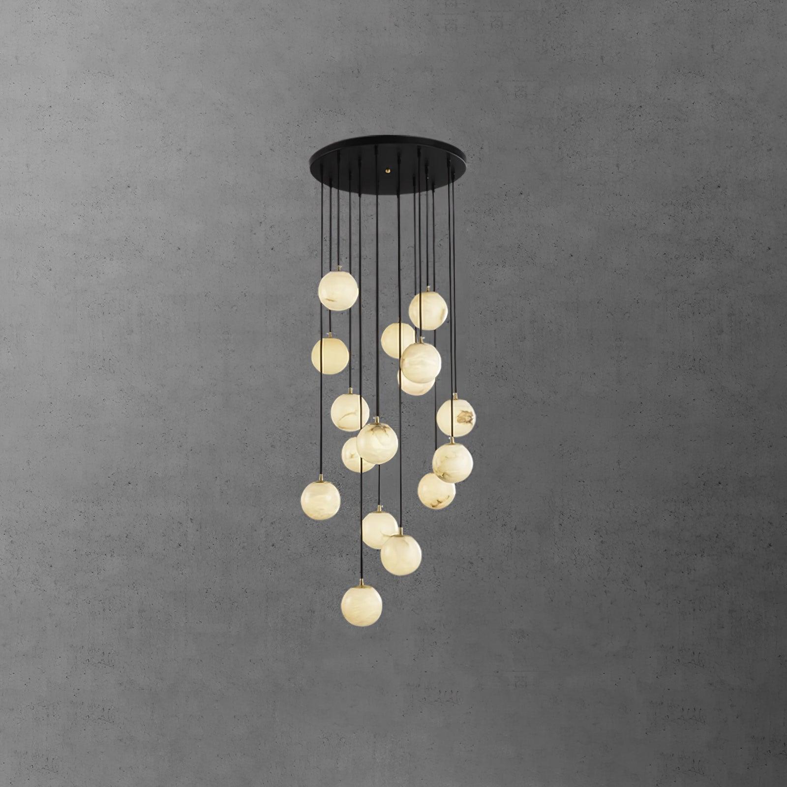 Ilaria Alabaster Pendant Light Chandelier - Blowlighting