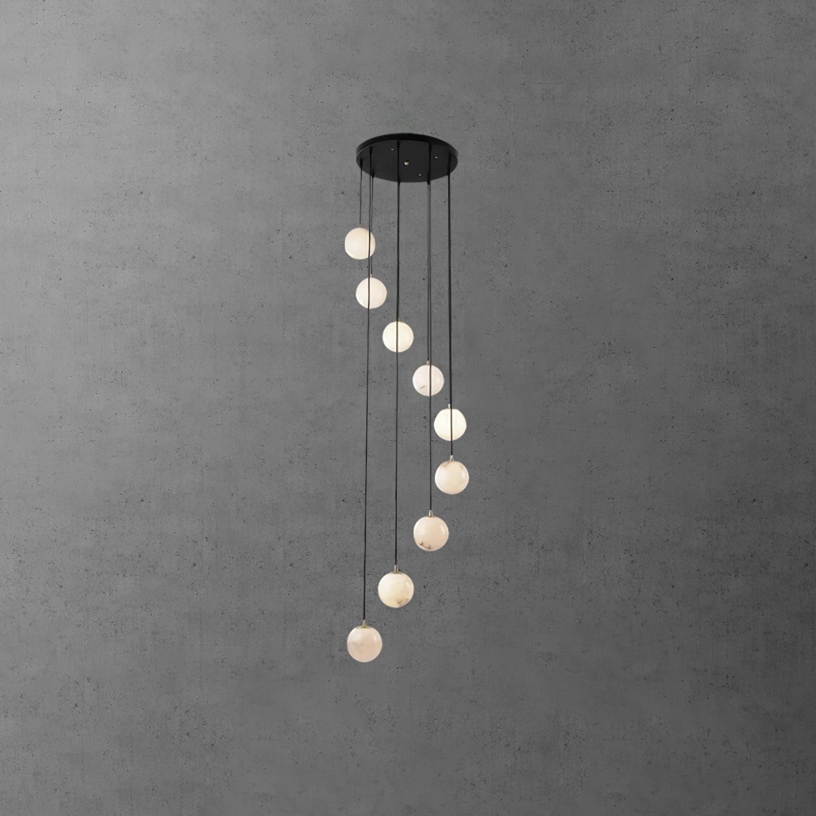 Ilaria Alabaster Pendant Light Chandelier - Blowlighting