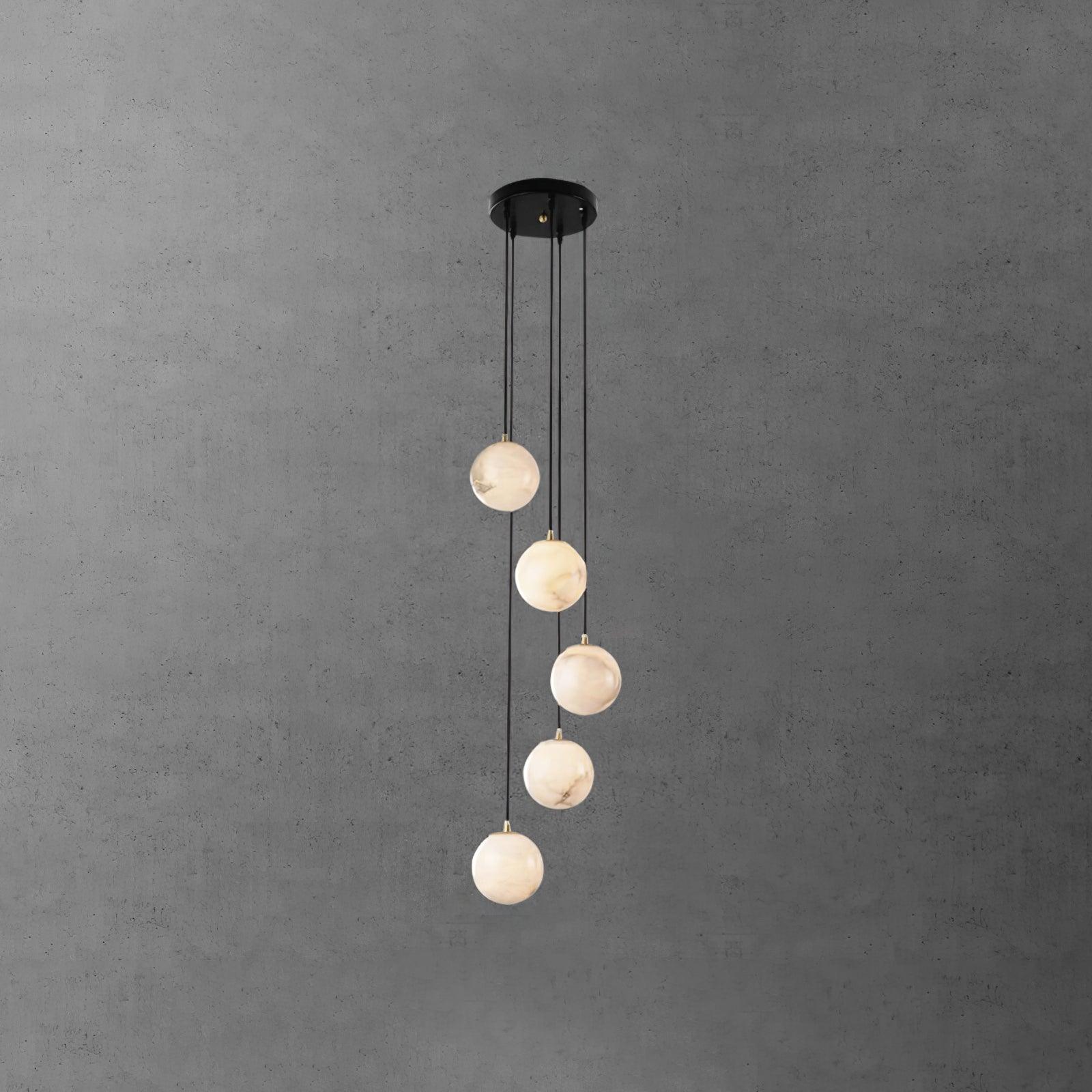 Ilaria Alabaster Pendant Light Chandelier - Blowlighting