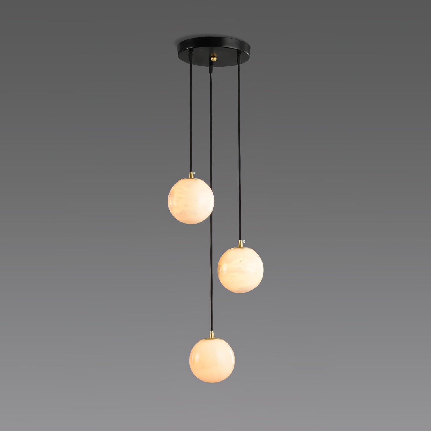 Ilaria Alabaster Pendant Light Chandelier - Blowlighting