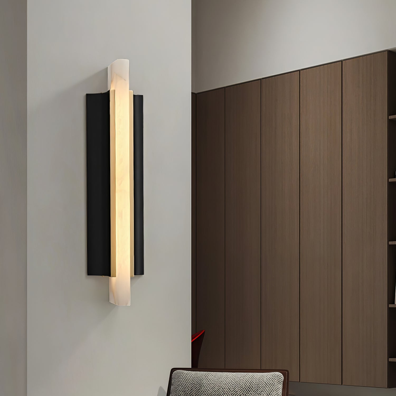 Aurelian Modern Alabaster Wall Light - Blowlighting