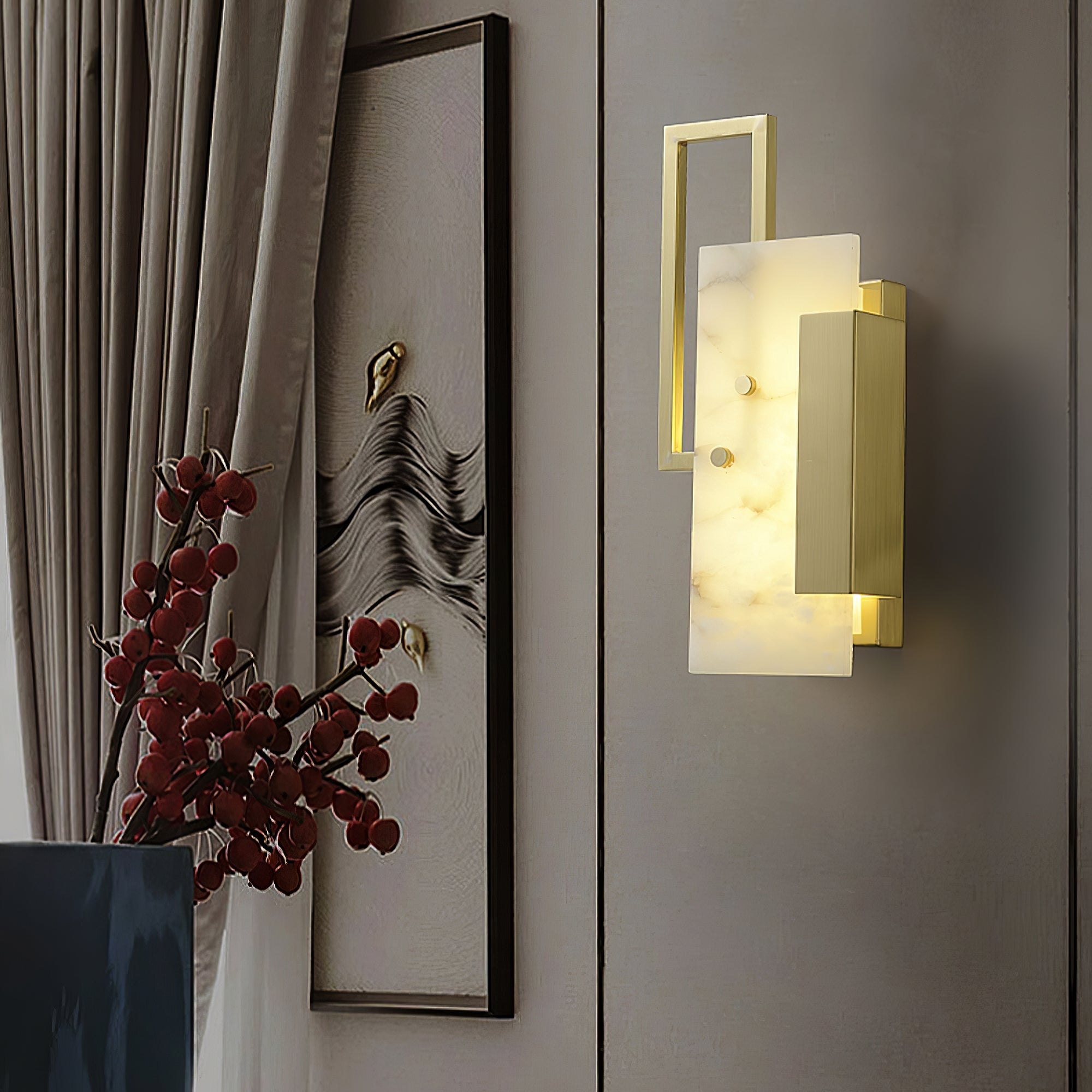 Orion Alabaster Wall Lamp - Blowlighting