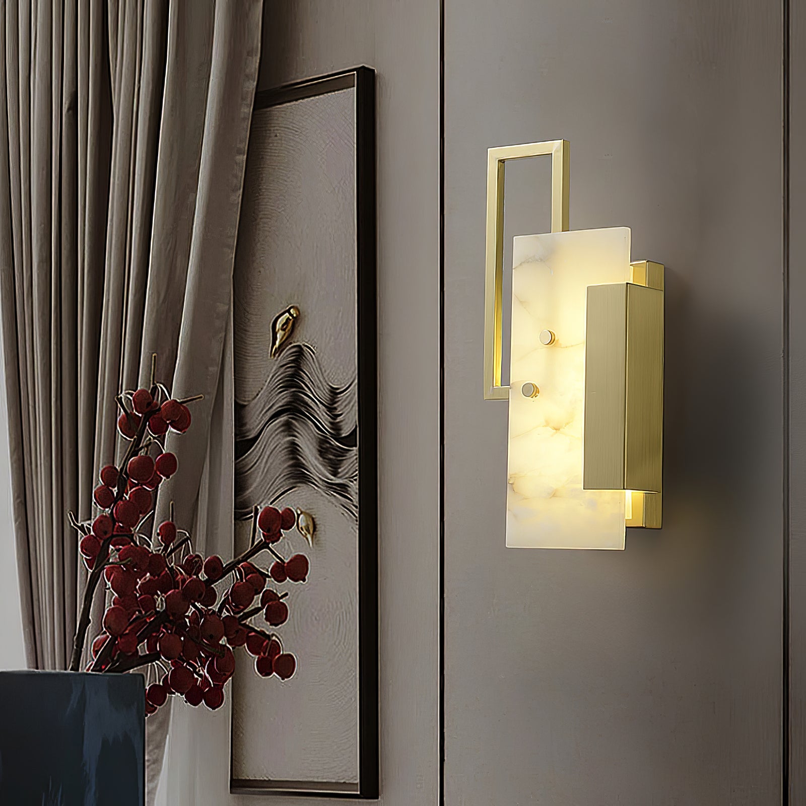 Orion Alabaster Wall Lamp - Blowlighting