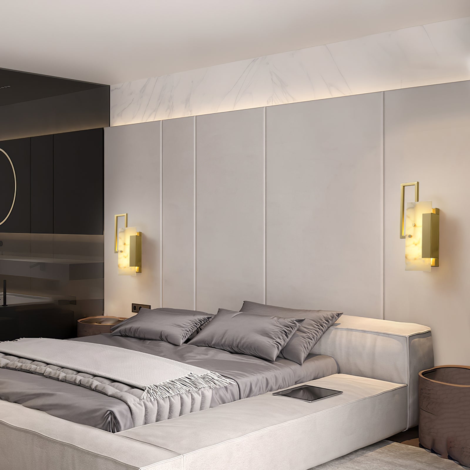 Orion Alabaster Wall Lamp - Blowlighting