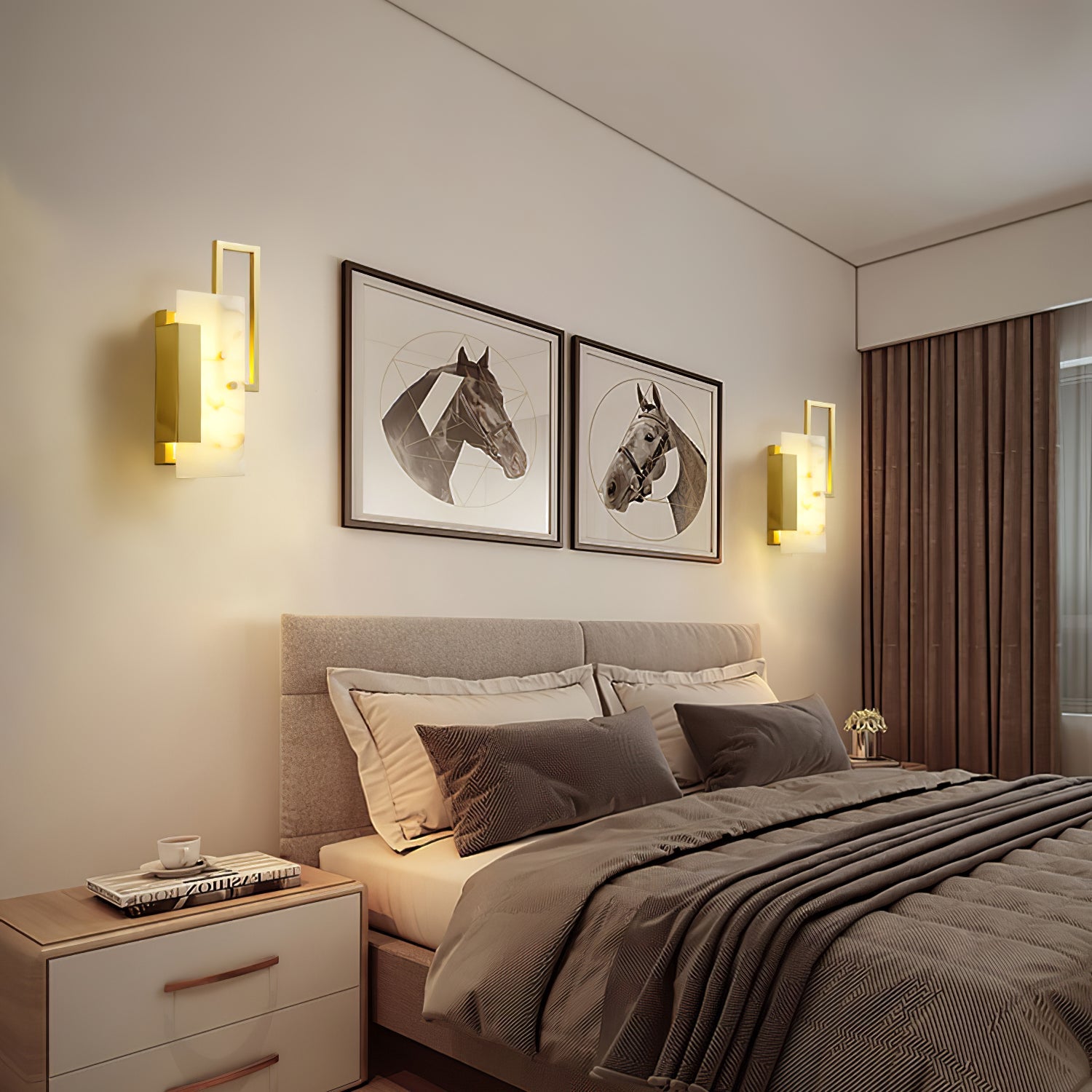 Orion Alabaster Wall Lamp - Blowlighting