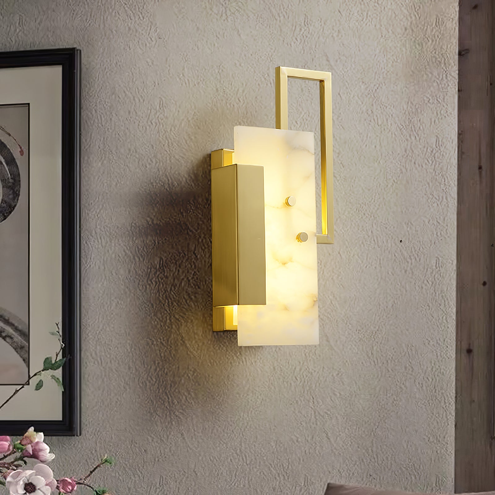 Orion Alabaster Wall Lamp - Blowlighting