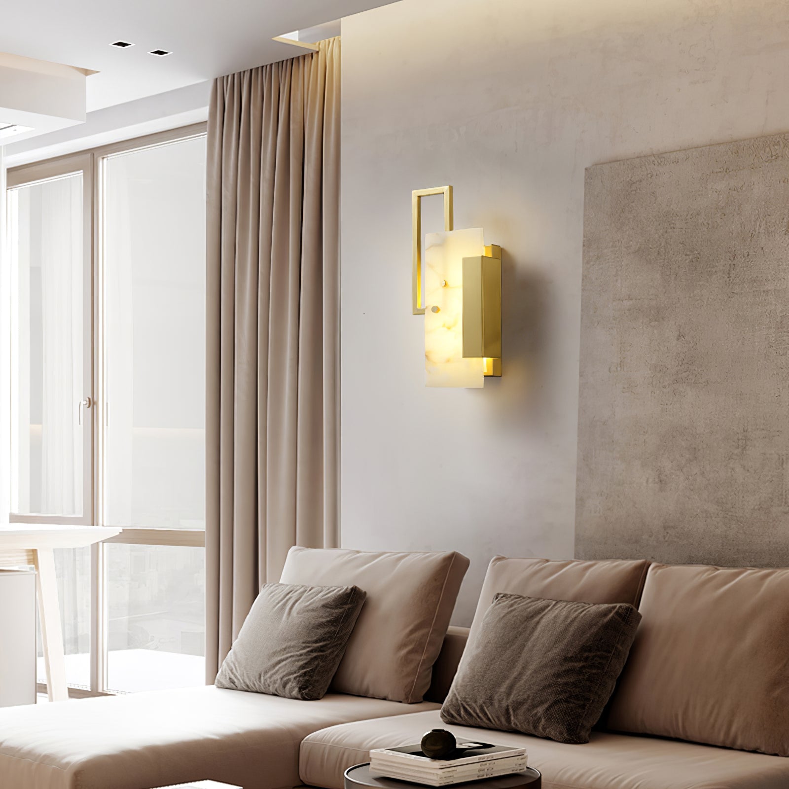 Orion Alabaster Wall Lamp - Blowlighting