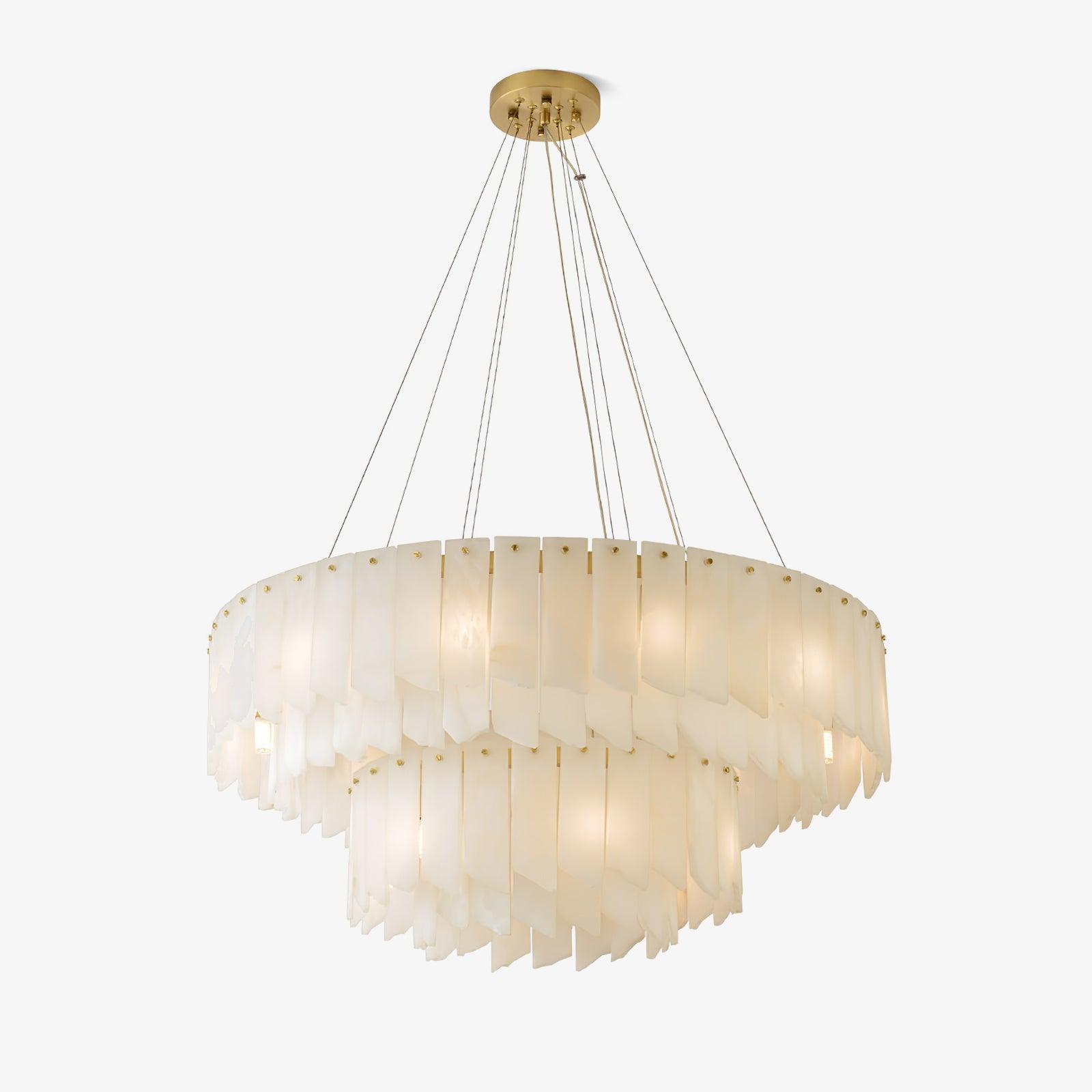 Vevelila Alabaster Chandelier - Blowlighting