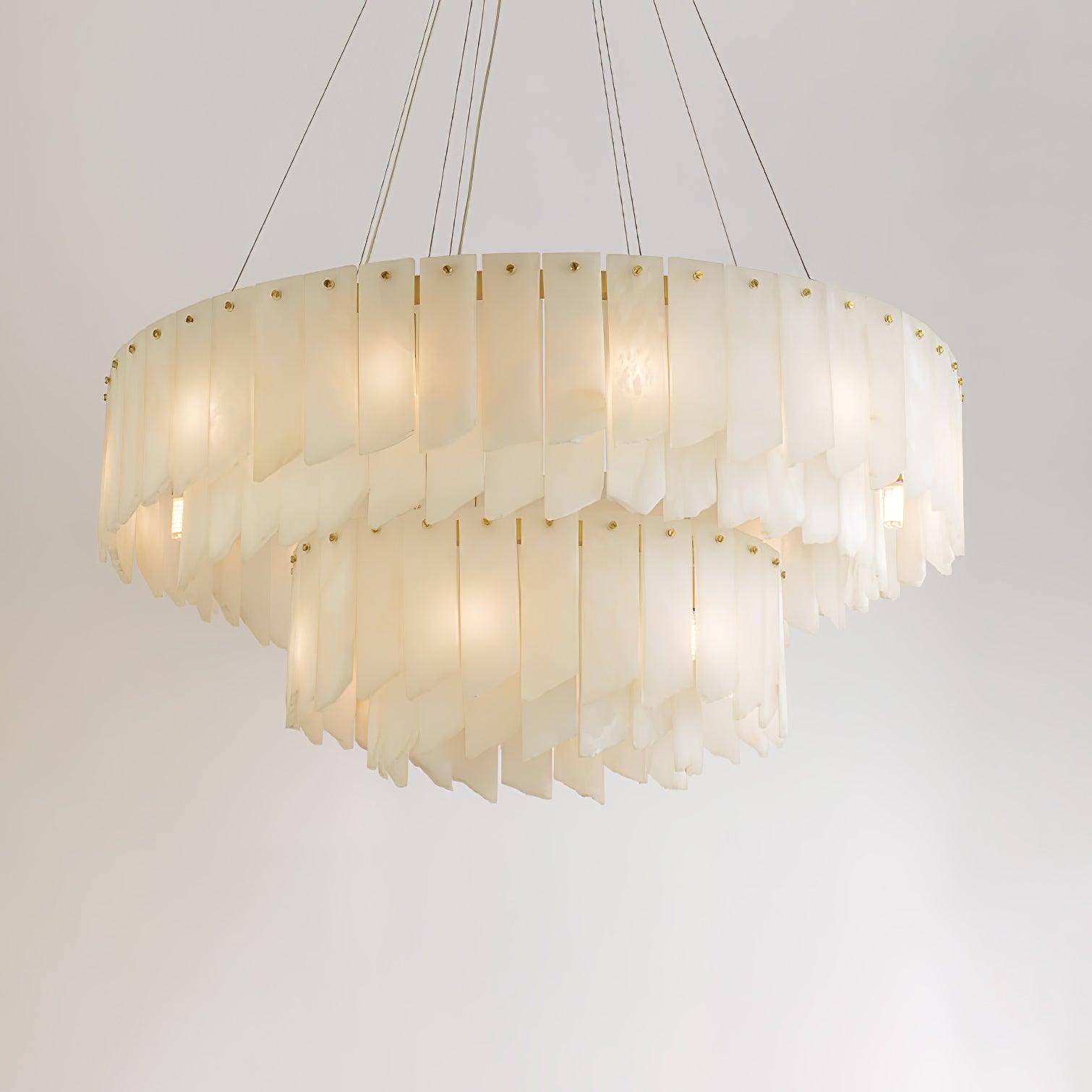 Vevelila Alabaster Chandelier - Blowlighting