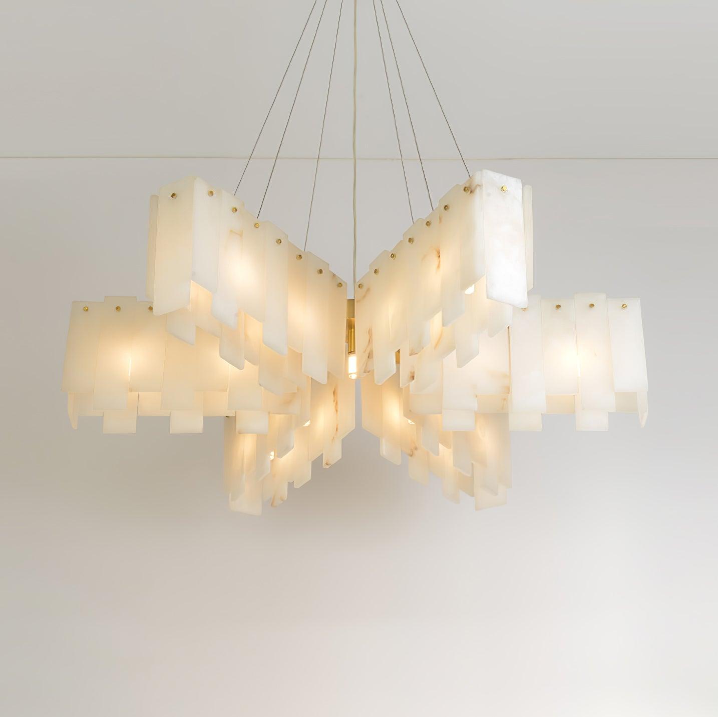 Vevelila Alabaster Chandelier - Blowlighting