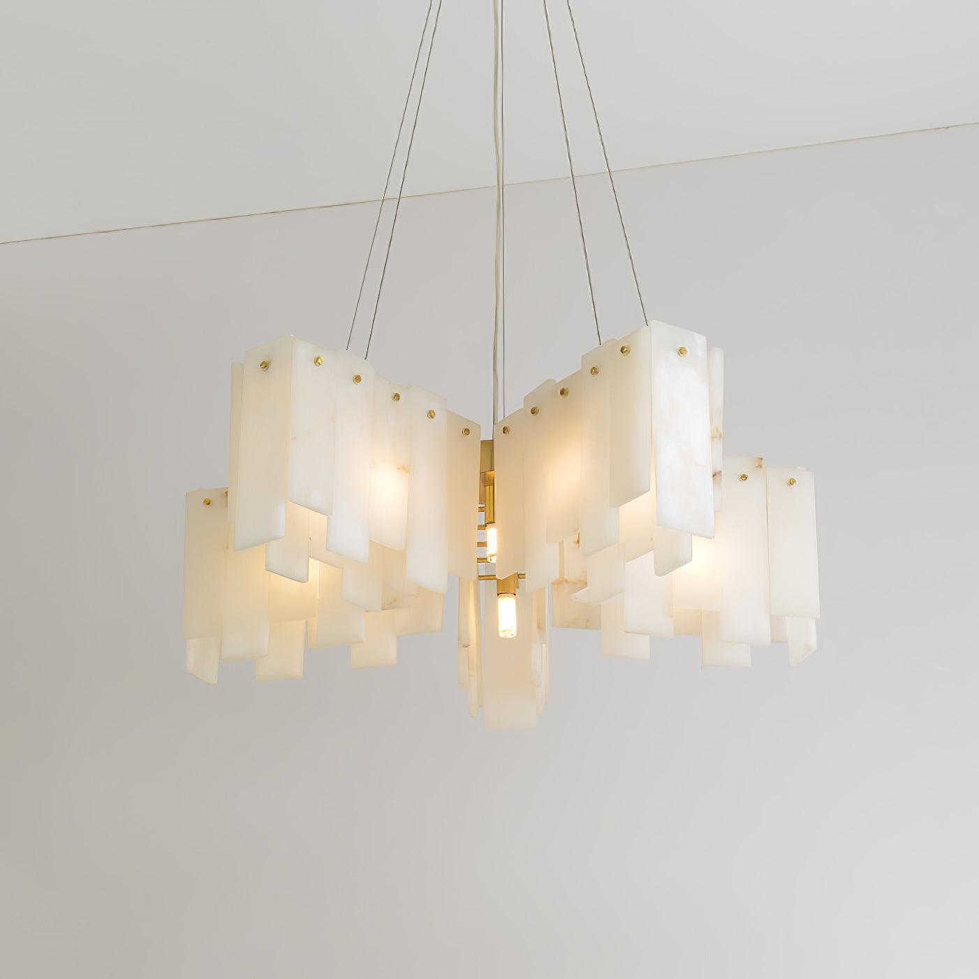 Vevelila Alabaster Chandelier - Blowlighting