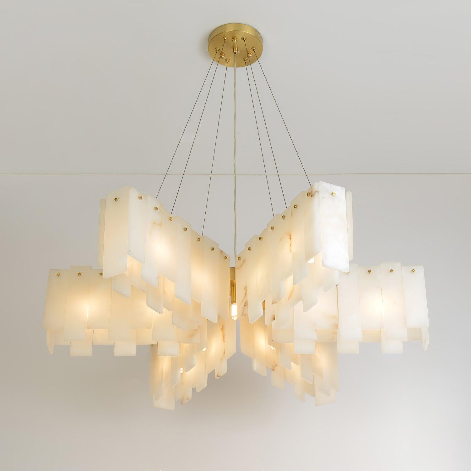 Vevelila Alabaster Chandelier - Blowlighting