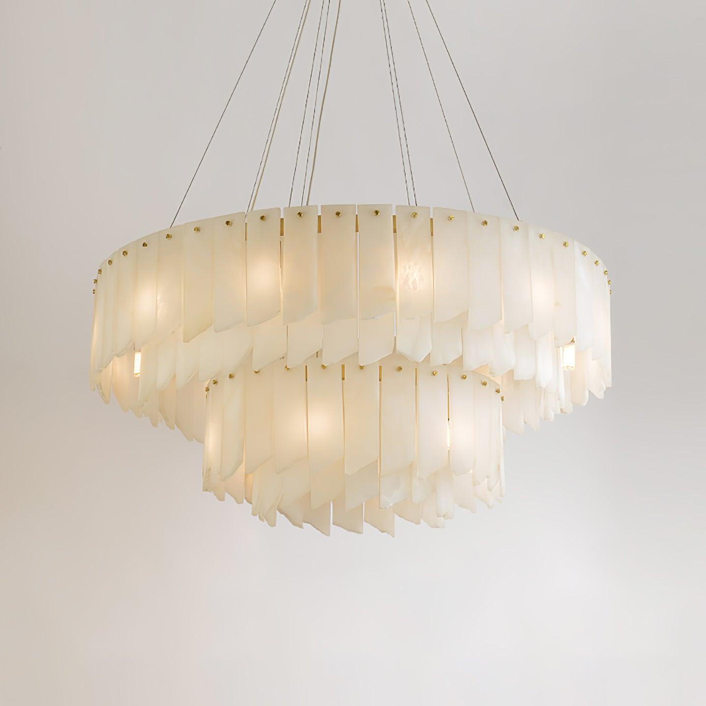 Vevelila Alabaster Chandelier - Blowlighting