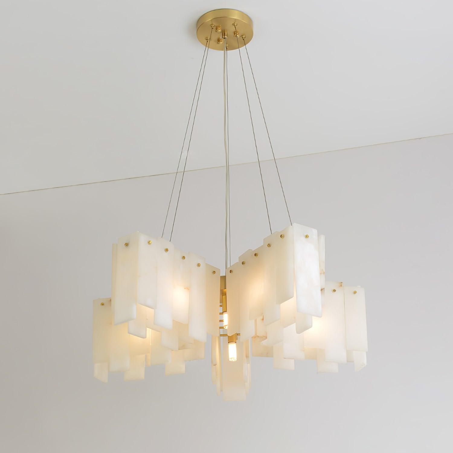 Vevelila Alabaster Chandelier - Blowlighting