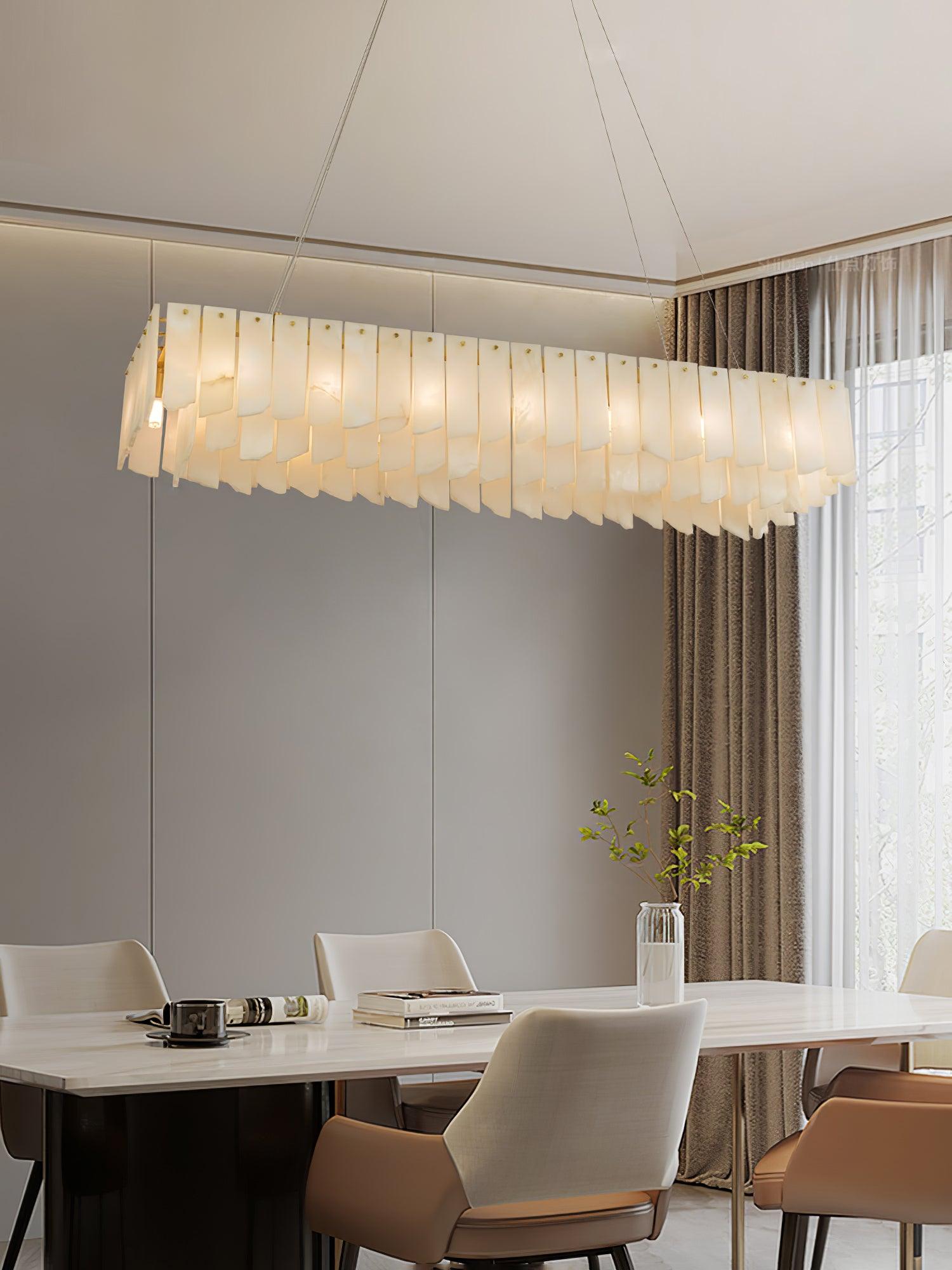 Vevelila Alabaster Chandelier - Blowlighting