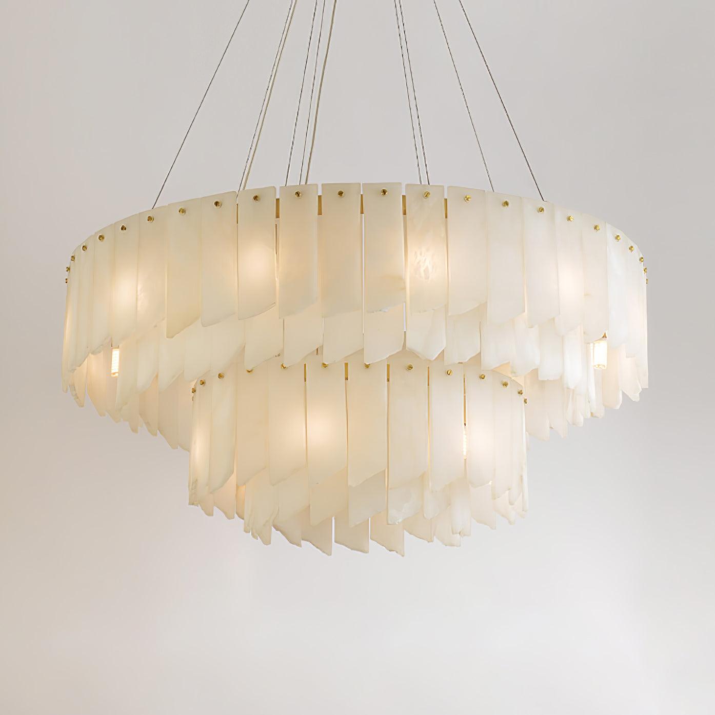 Vevelila Alabaster Chandelier - Blowlighting