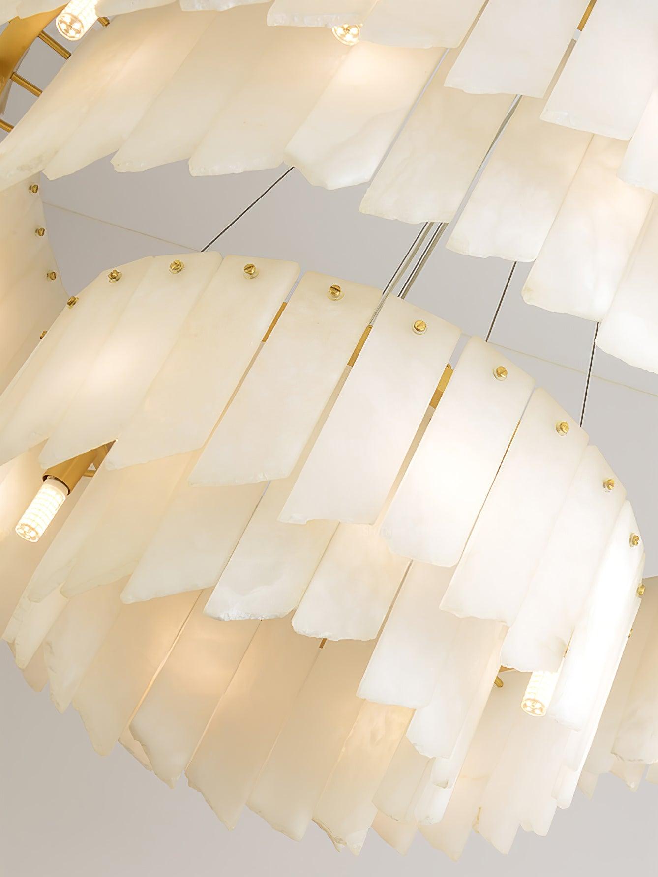 Vevelila Alabaster Chandelier - Blowlighting
