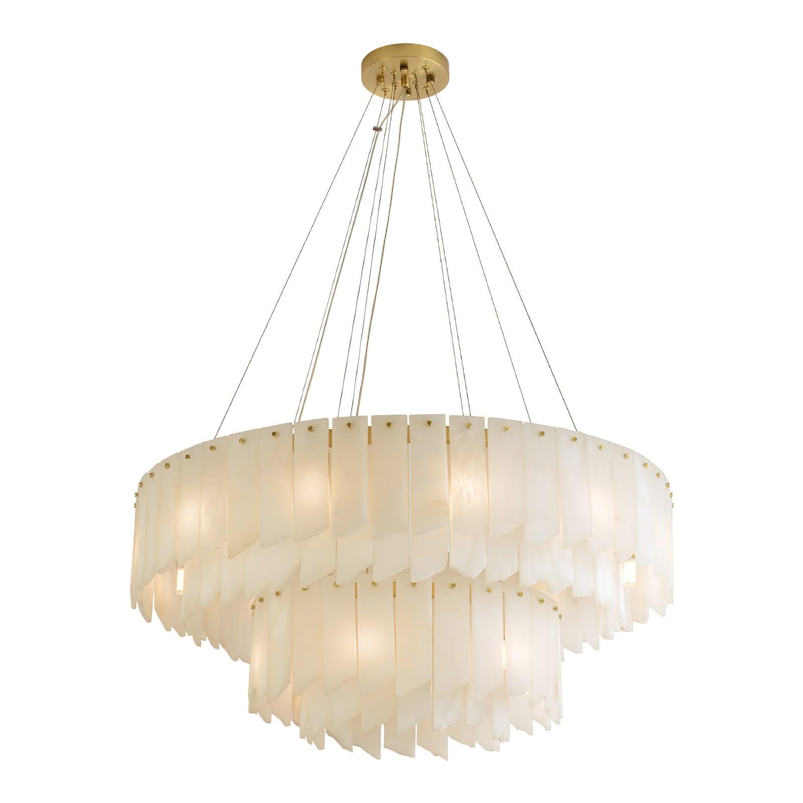 Vevelila Alabaster Chandelier - Blowlighting