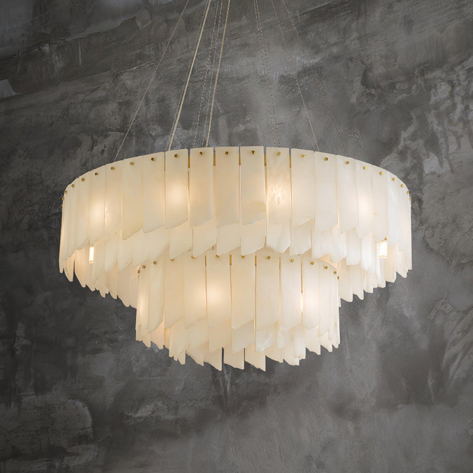 Vevelila Alabaster Chandelier - Blowlighting