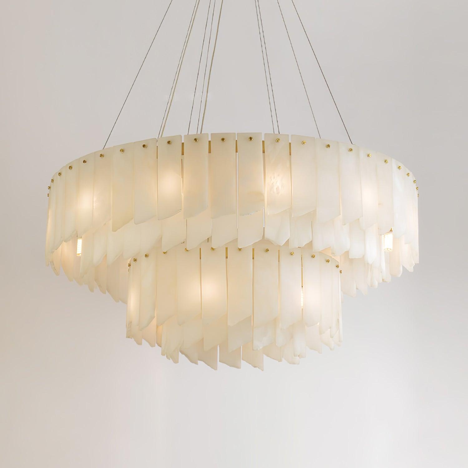 Vevelila Alabaster Chandelier - Blowlighting