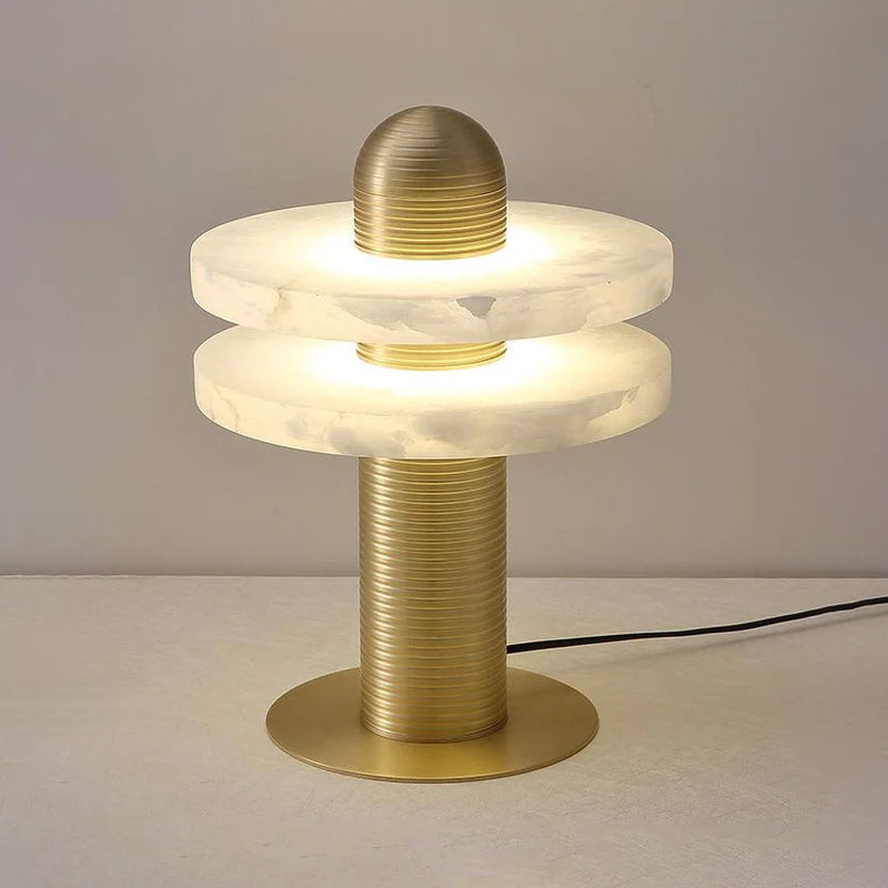 Nerio Modern Alabaster Table Lamp - Blowlighting