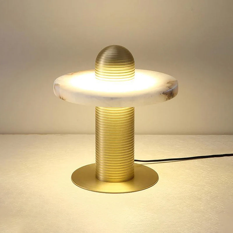 Nerio Modern Alabaster Table Lamp - Blowlighting