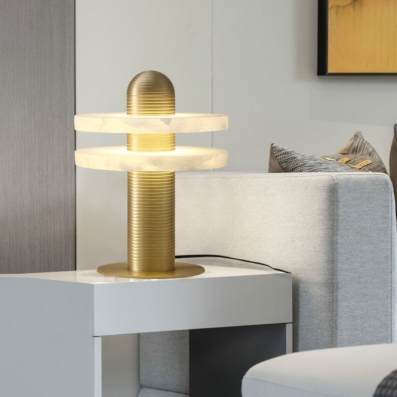 Nerio Modern Alabaster Table Lamp - Blowlighting
