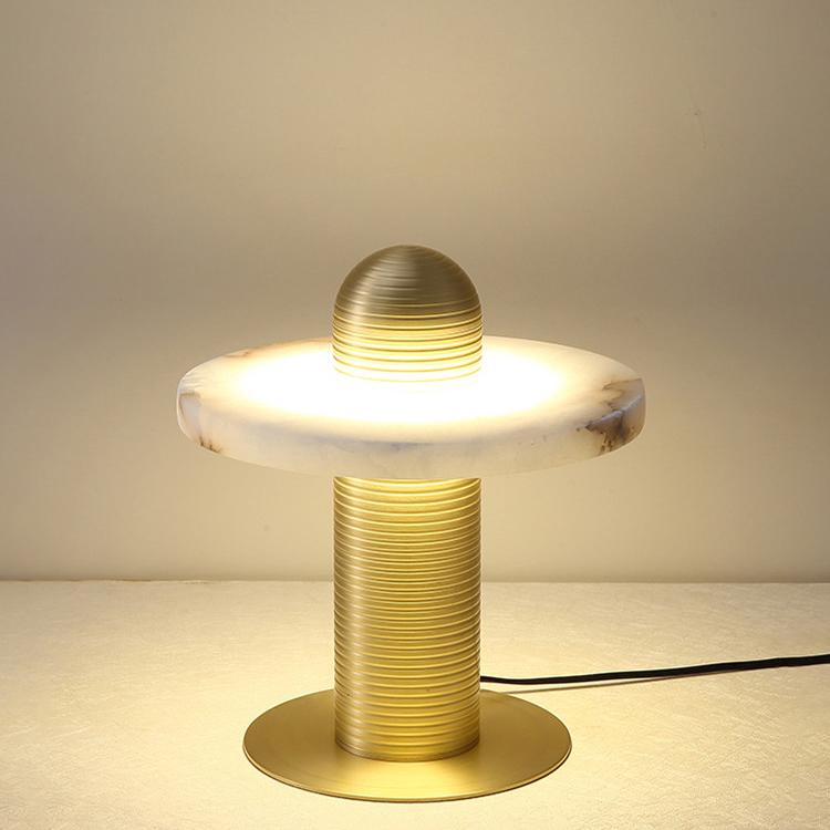 Nerio Modern Alabaster Table Lamp - Blowlighting