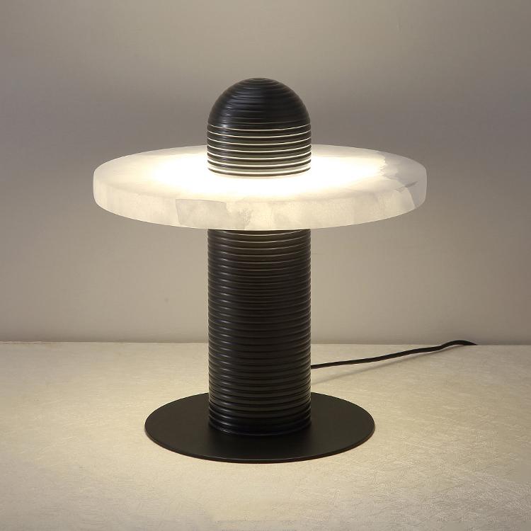 Nerio Modern Alabaster Table Lamp - Blowlighting