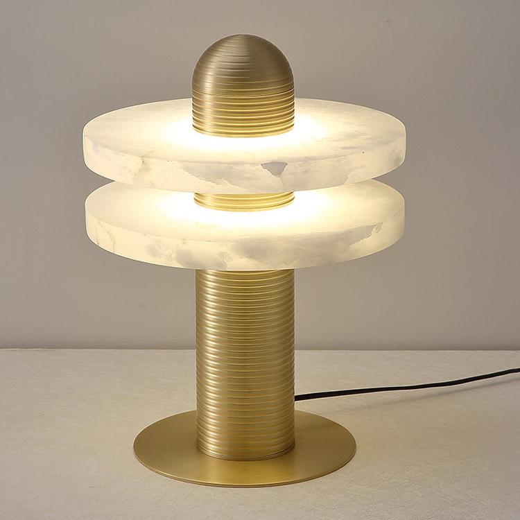 Nerio Modern Alabaster Table Lamp - Blowlighting