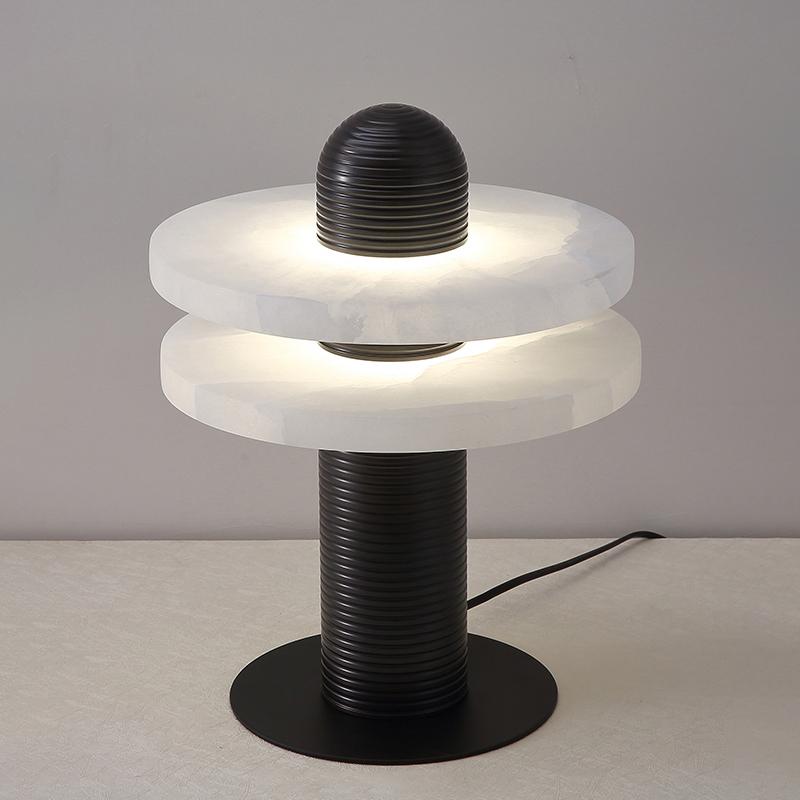 Nerio Modern Alabaster Table Lamp - Blowlighting
