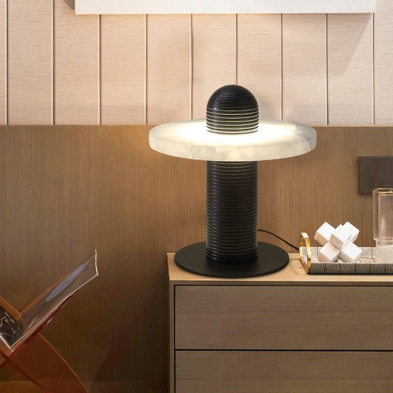 Nerio Modern Alabaster Table Lamp - Blowlighting