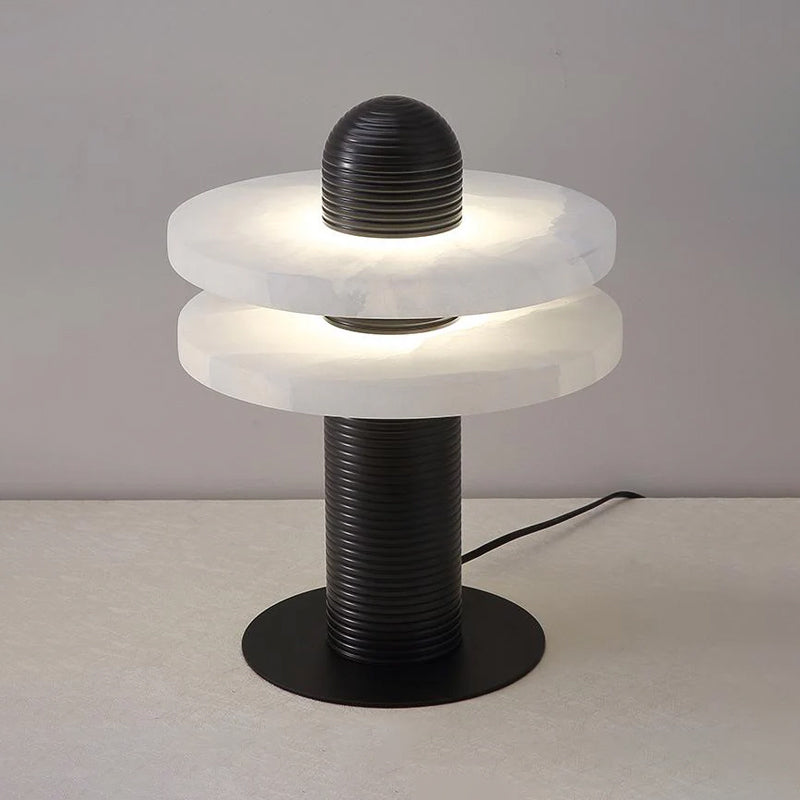 Nerio Modern Alabaster Table Lamp - Blowlighting