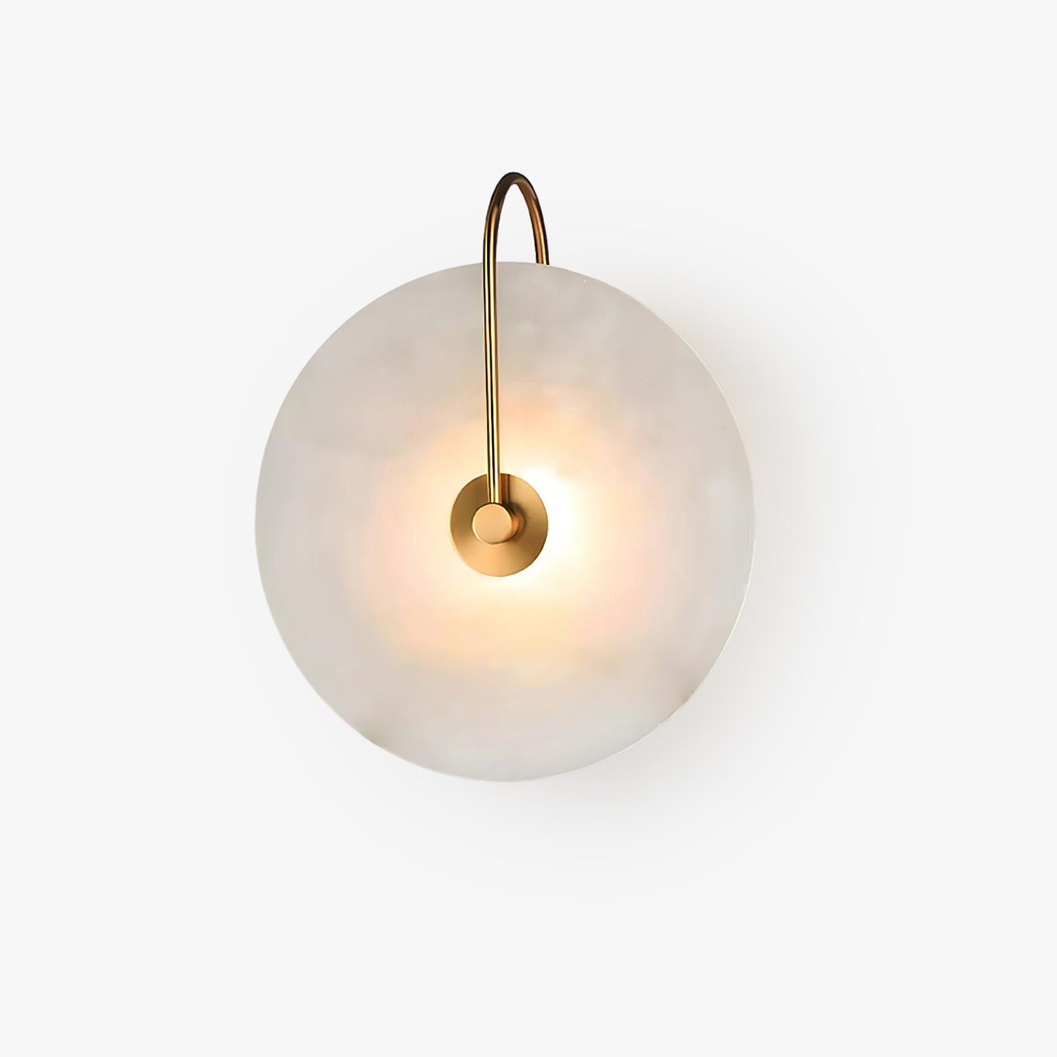 Elaris Alabaster Globe Wall Lamp - Blowlighting