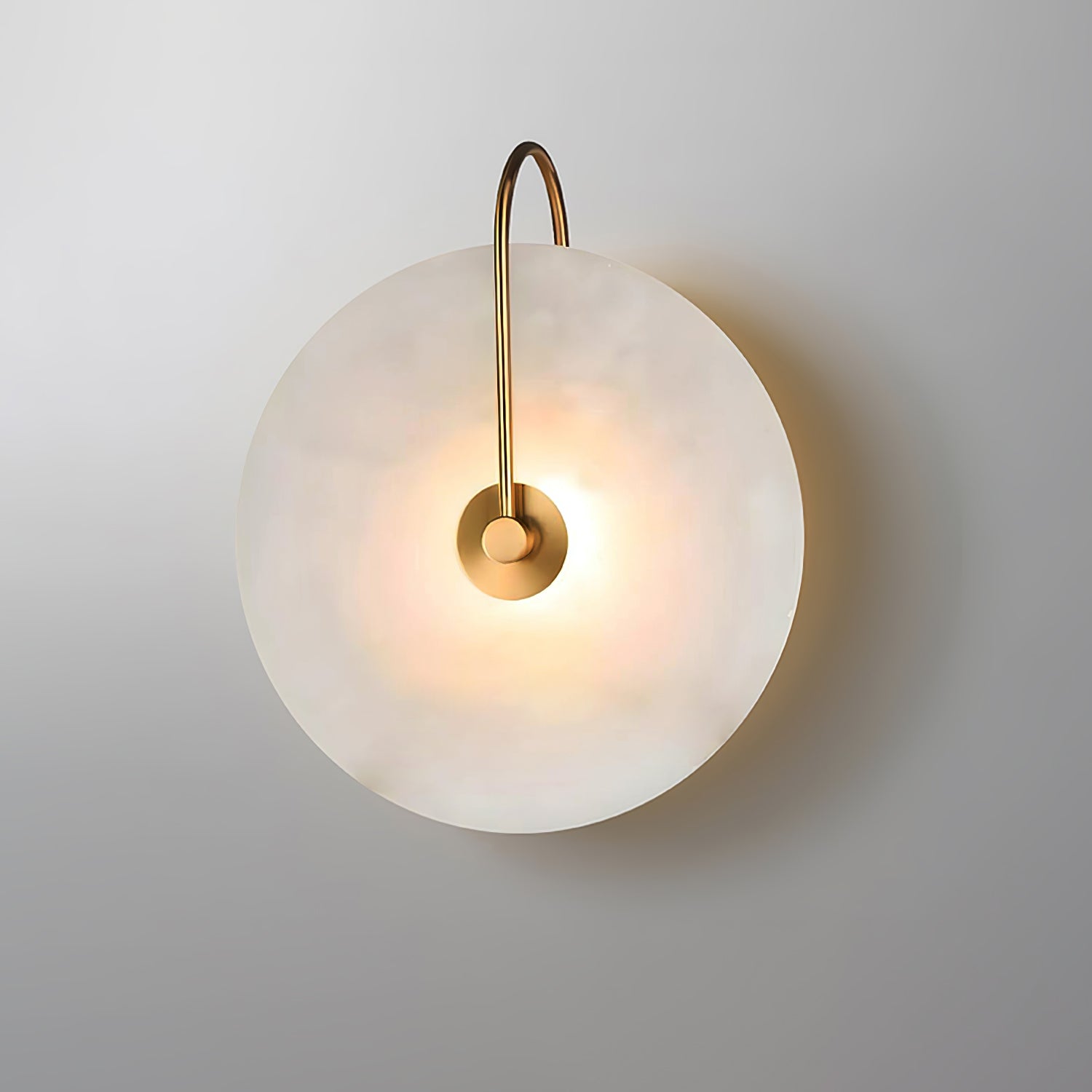 Elaris Alabaster Globe Wall Lamp - Blowlighting