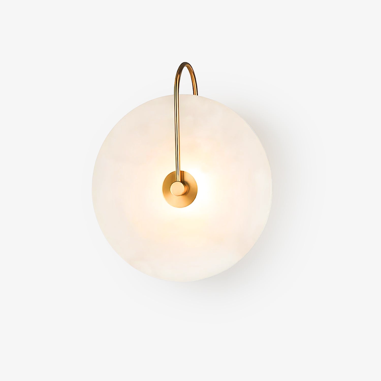 Elaris Alabaster Globe Wall Lamp - Blowlighting