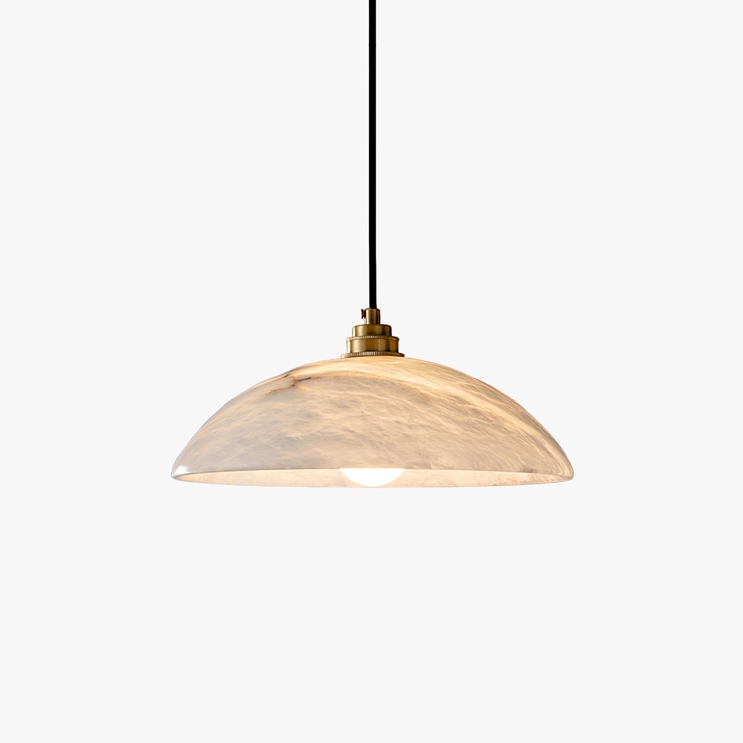 Nerea Minimalist Alabaster Pendant Light - Blowlighting