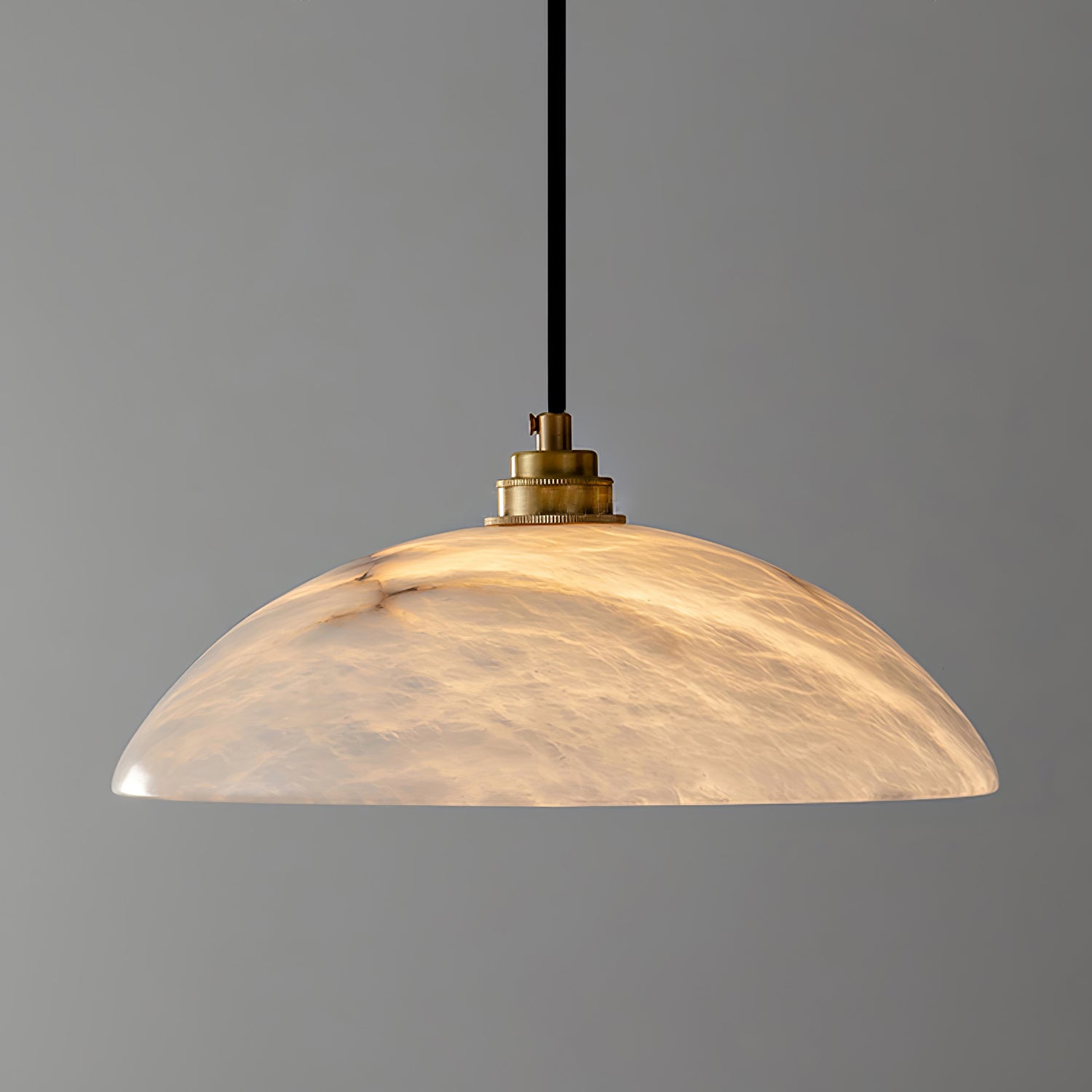Nerea Minimalist Alabaster Pendant Light - Blowlighting