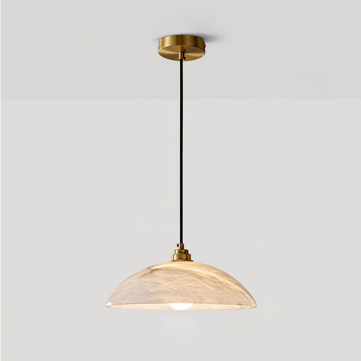 Nerea Minimalist Alabaster Pendant Light - Blowlighting