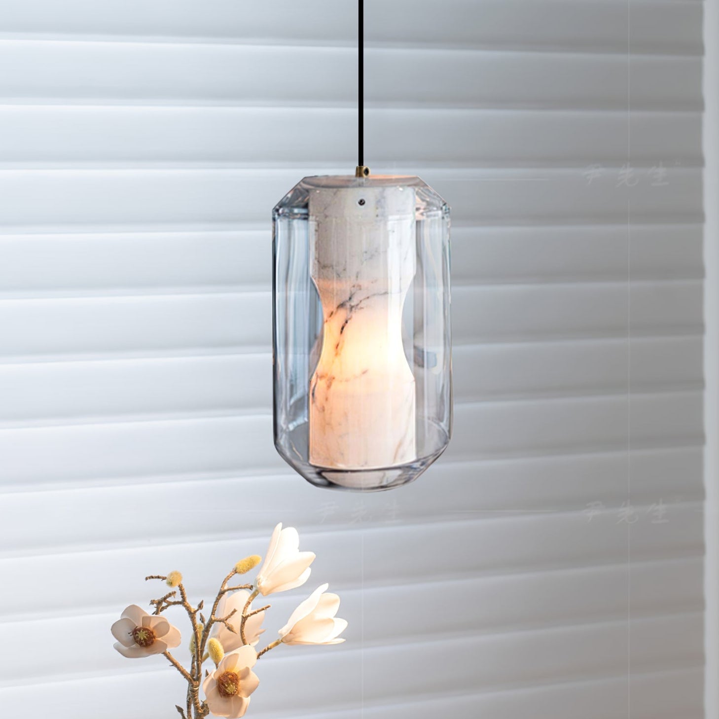 Elaris Alabaster Pendant Light - Blowlighting